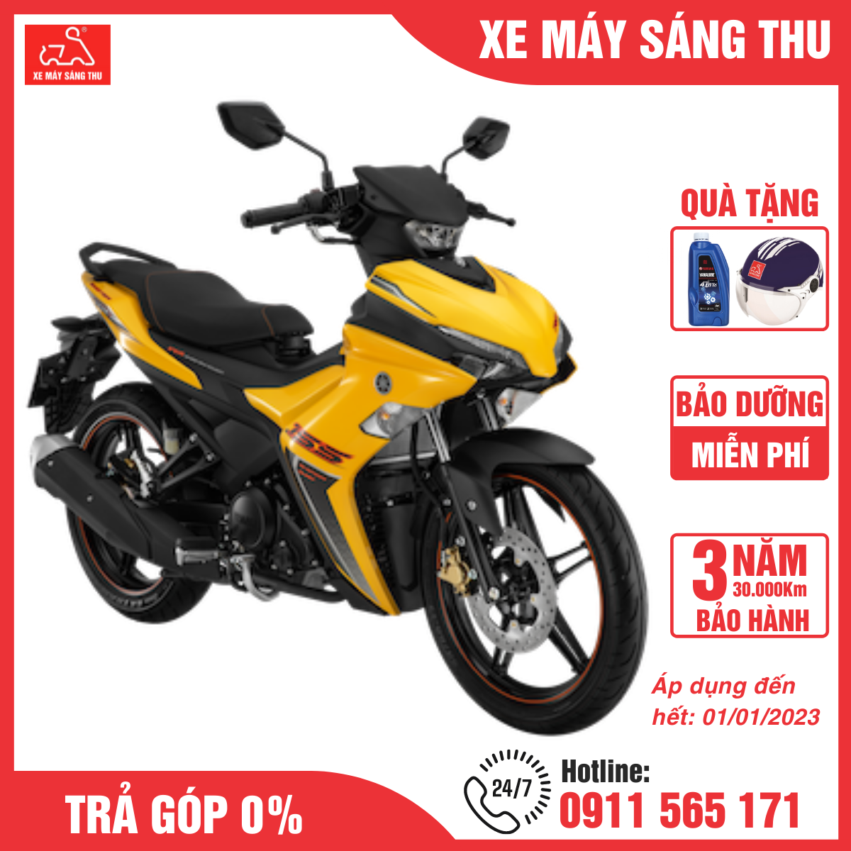 Xe Máy Yamaha Exciter 155VVA Phiên Bản Cao Cấp Màu Mới