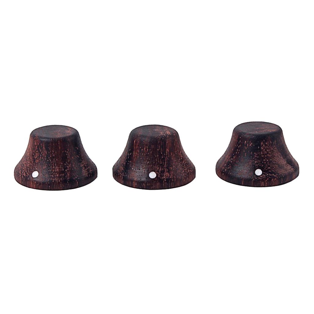 Handmade 3 Acoustic Gỗ Hoa Hồng Đàn Guitar Tốc Độ Nút Điều Khiển Bóng Đầu Nút