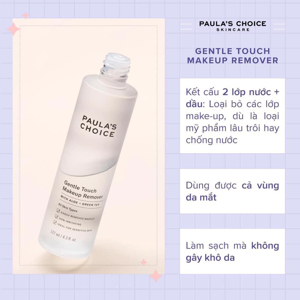 Nước Tẩy Trang Dịu Nhẹ Paula's Choice Gentle Touch Makeup Remover 127ml (Mã 3100)