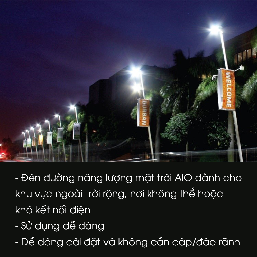 Đèn đường Philips Deco Solar All-in-One streetlight BRC050 LED40/ LED20/ LED10 (KIT/ NOT)