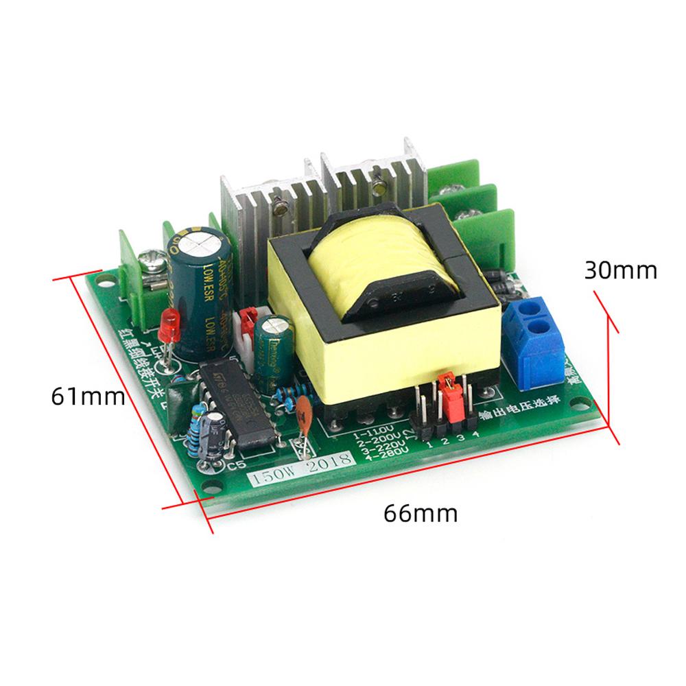 150W Power Inverter DC-AC Boost Module Board DC12V to 110V 220V Converter Step-up Inverter Voltage Power Regulator