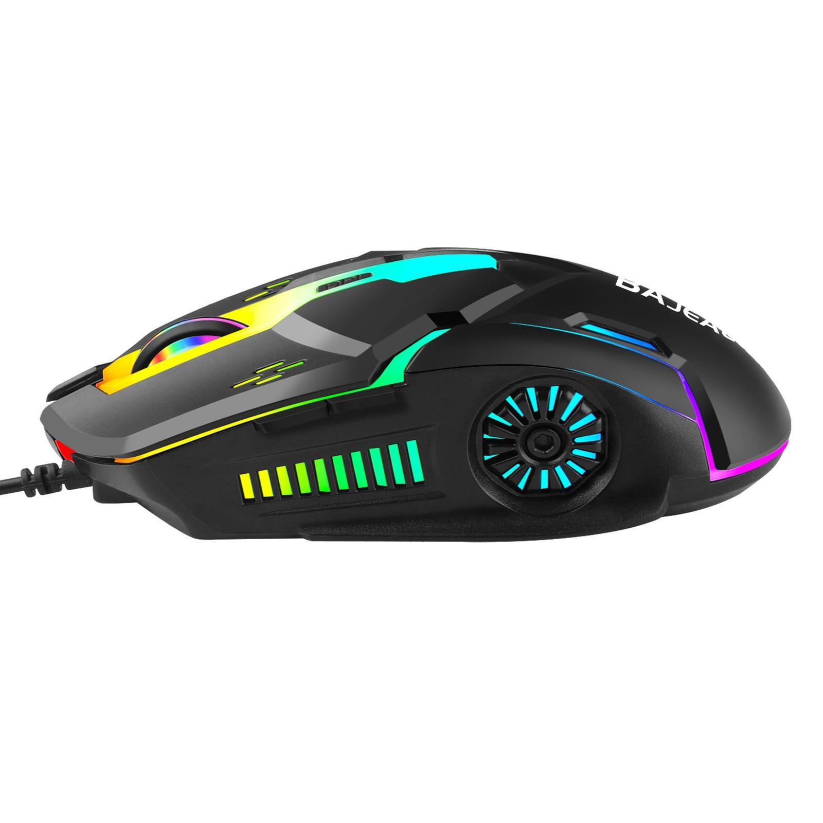 Gaming Mouse Wired  Adjustable DPI Breathing Light for