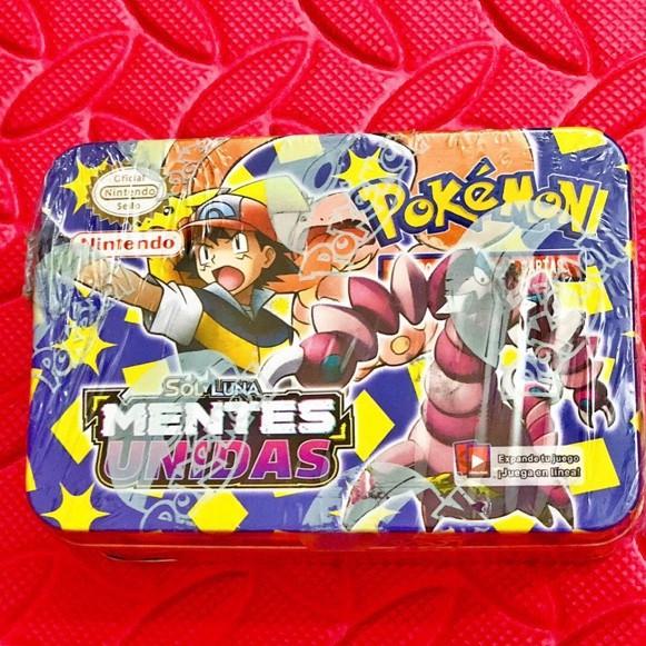 Thẻ bài pokemon hộp sắt 40 lá kèm thẻ VIP 7x5cm