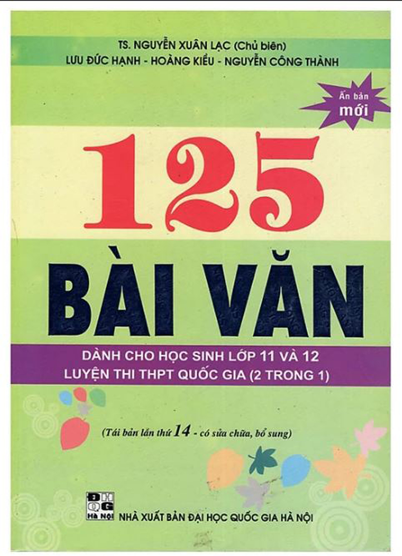 125 Bài Văn Dành Cho Học Sinh Lớp 11 Và 12 Luyện Thi THPT Quốc Gia