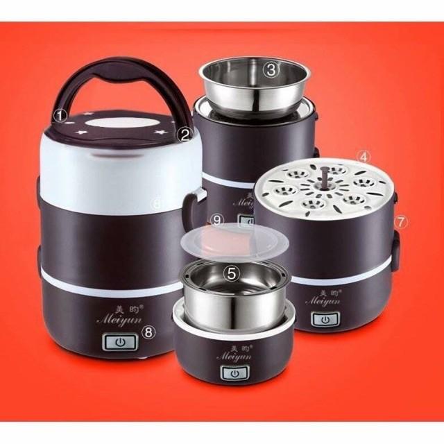 CẶP LỒNG Ủ CƠM 3 TẦNG INOX CẮM ĐIỆN