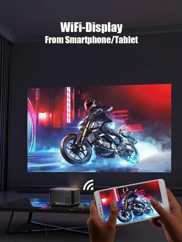 Máy chiếu mini thông minh BYINTEK X30 1080P Full HD, Tự động lấy nét,WIFI, LED, Home Cinema Projector - Hàng chính hãng