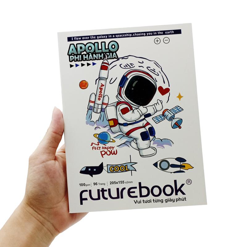 Tập Học Sinh Apollo A5 - 4 Ô Ly - 96 Trang 100gsm - futurebook DK071 (Mẫu Màu Giao Ngẫu Nhiên)