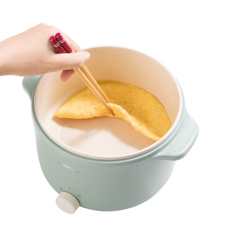 Nồi Điện Đa Năng LocknLock Electric Multi Pot 220V, 50Hz, 600W, 2.0L - Màu Mint - EJP156 - Hàng chính hãng