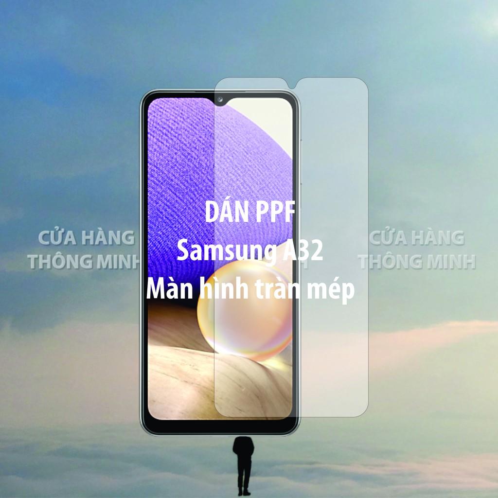 Tấm dán dành cho Samsung A32 dán PPF mặt trước, dán mặt sau, dán màn hình, dán mặt lưng Full viền chuẩn