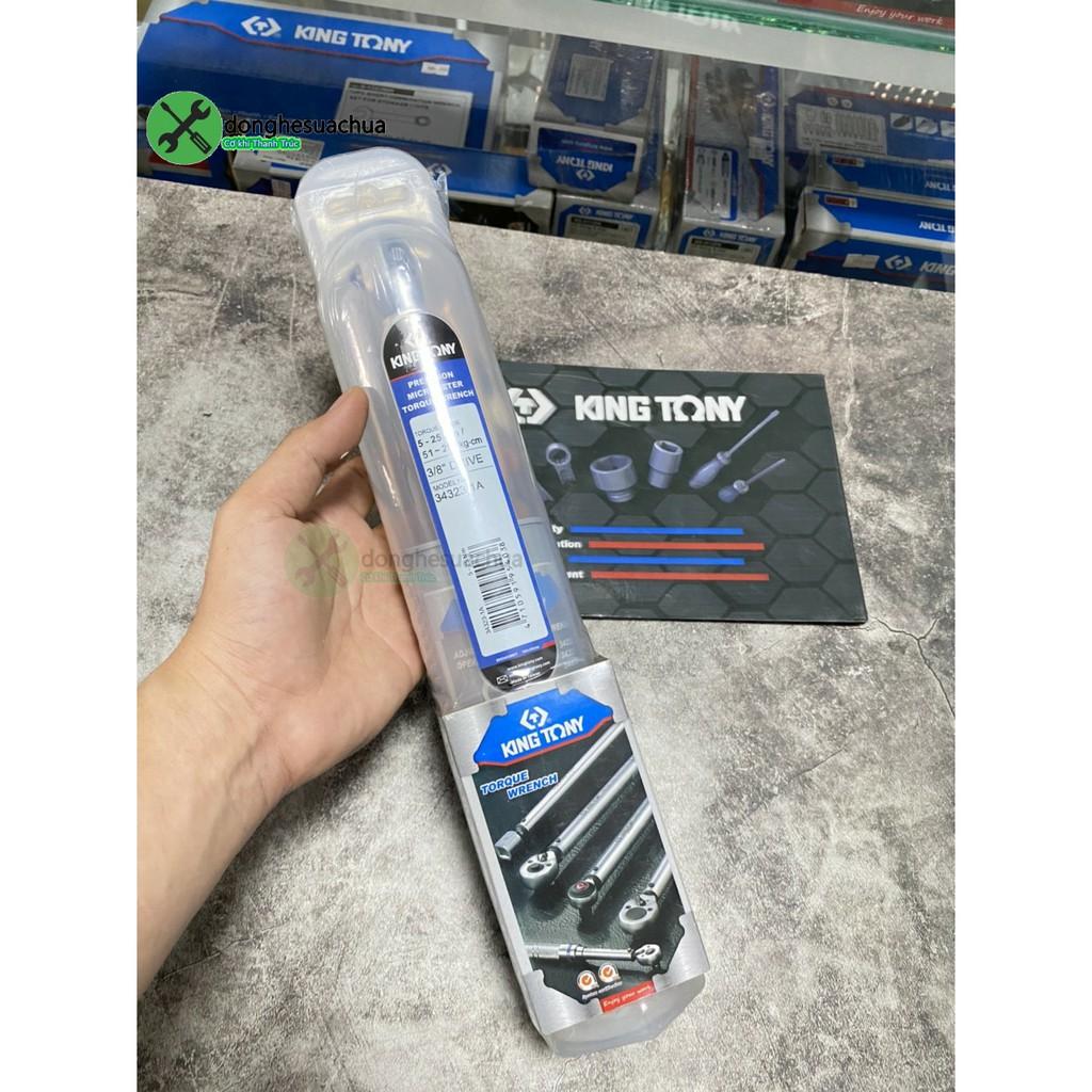 Cần Siết Lực Kingtony 34323-1A 5-25Nm Đầu Vuông 3/8, Cần Xiết Lực, Cần Chỉnh Lực, Cần Nổ, Cần Số
