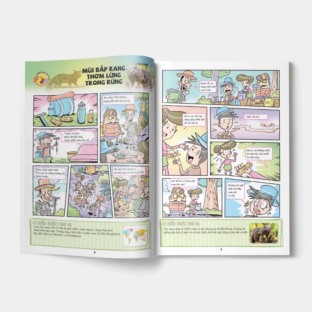 The Young Scientist - Truyện Tranh Khoa Học Cho Trẻ Em - Level 1 - Tập 2: Mùi Bắp Rang Thơm Lừng Trong Rừng