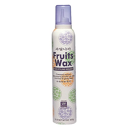 Keo Xịt Tóc Dạng Bọt Hoa Quả Tạo Kiểu Dáng Cứng Cho Tóc Nam Và Nữ Fruit Wax Kwailnara Hair Styling Mousse 300gr