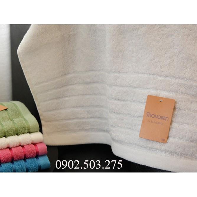 Bộ 04 Khăn Cotton Cao Cấp SONGWOL SH LINE BORDER