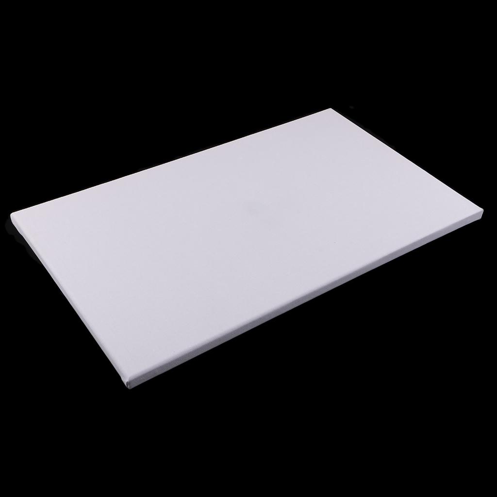 Blank White Canvas Board Wooden Frame For Oil Acrylic Painting