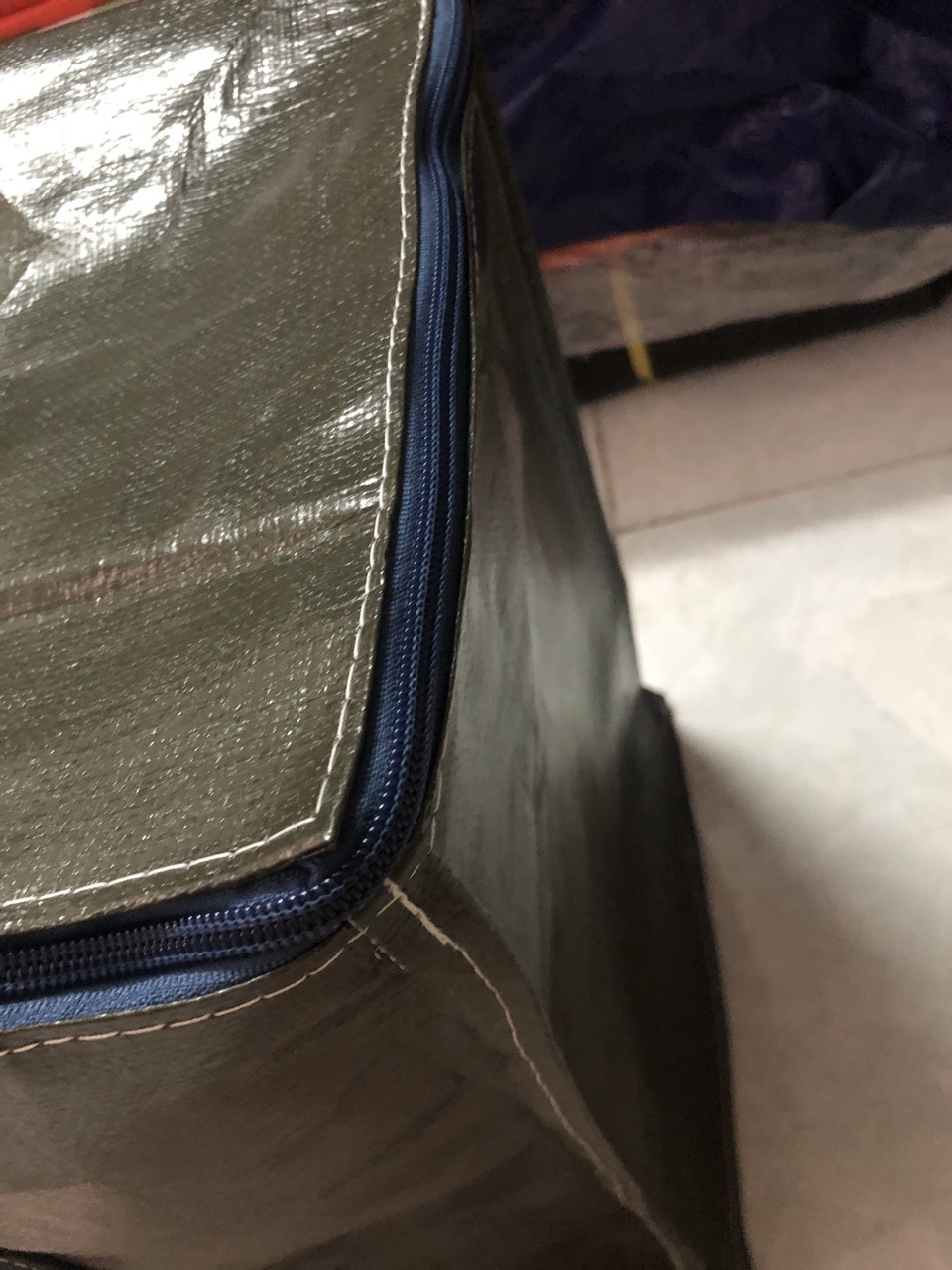 Túi bạc đựng đồ loại dày - Màu Xanh Rêu Tím đựng đồ đc tới 60kg