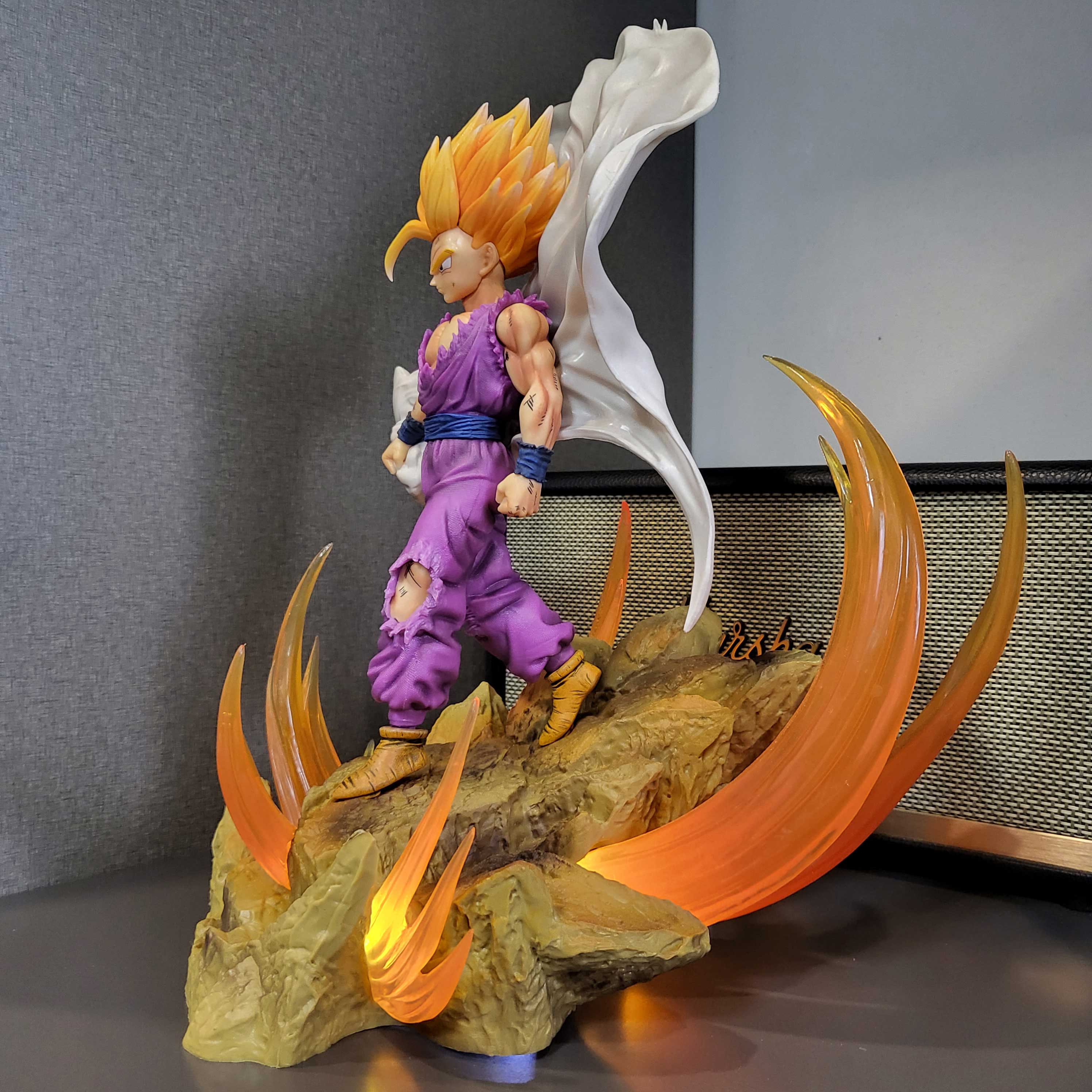 Mô hình Gohan và Goku 37 cm 2 đầu có LED usb - Dragon Ball