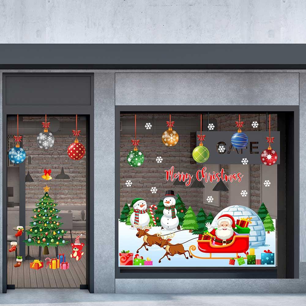 DECAL TRANG TRÍ NOEL 2021 COMBO SỐ 38