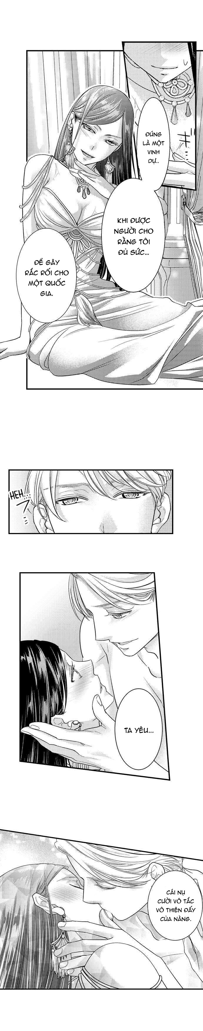 chuyển sinh vào thế giới khác ~ nếu muốn trở thành nữ hoàng hãy tìm cách để được hoàng đế sủng ái vào ban đêm chapter 38.1 5
