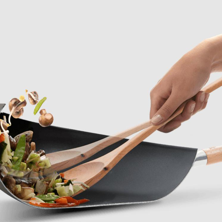 Chảo Wok Thép Carbon BK