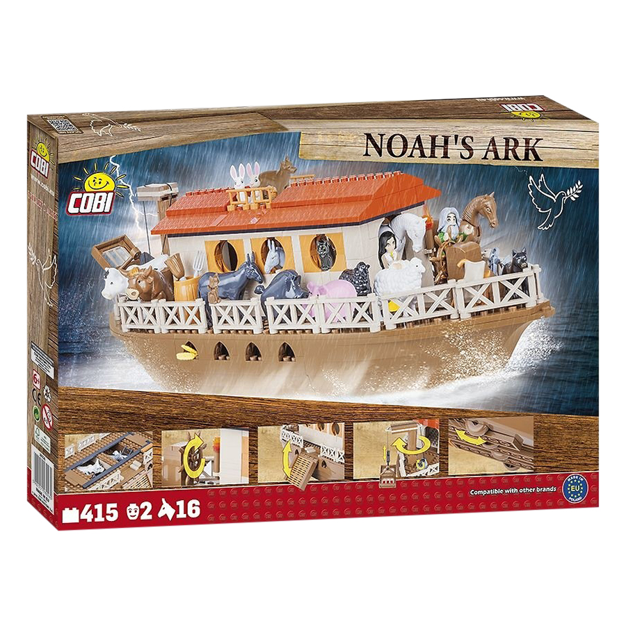 Đồ chơi lắp ráp thuyền Noah Cobi 28026