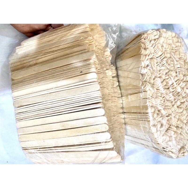 1kg que kem gỗ, que đè lưỡi trang trí handmade
