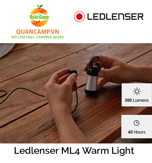 Đèn pin cắm trại Led Lenser ML4 300 lumens