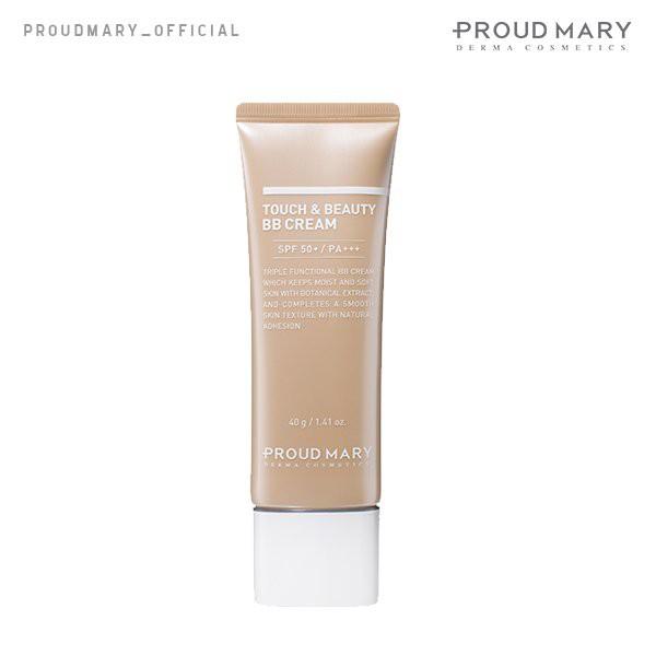 Kem nền dưỡng ẩm, chống nắng Proud Mary TOUCH &amp; BEAUTY BB CREAM SPF 50+/PA+++