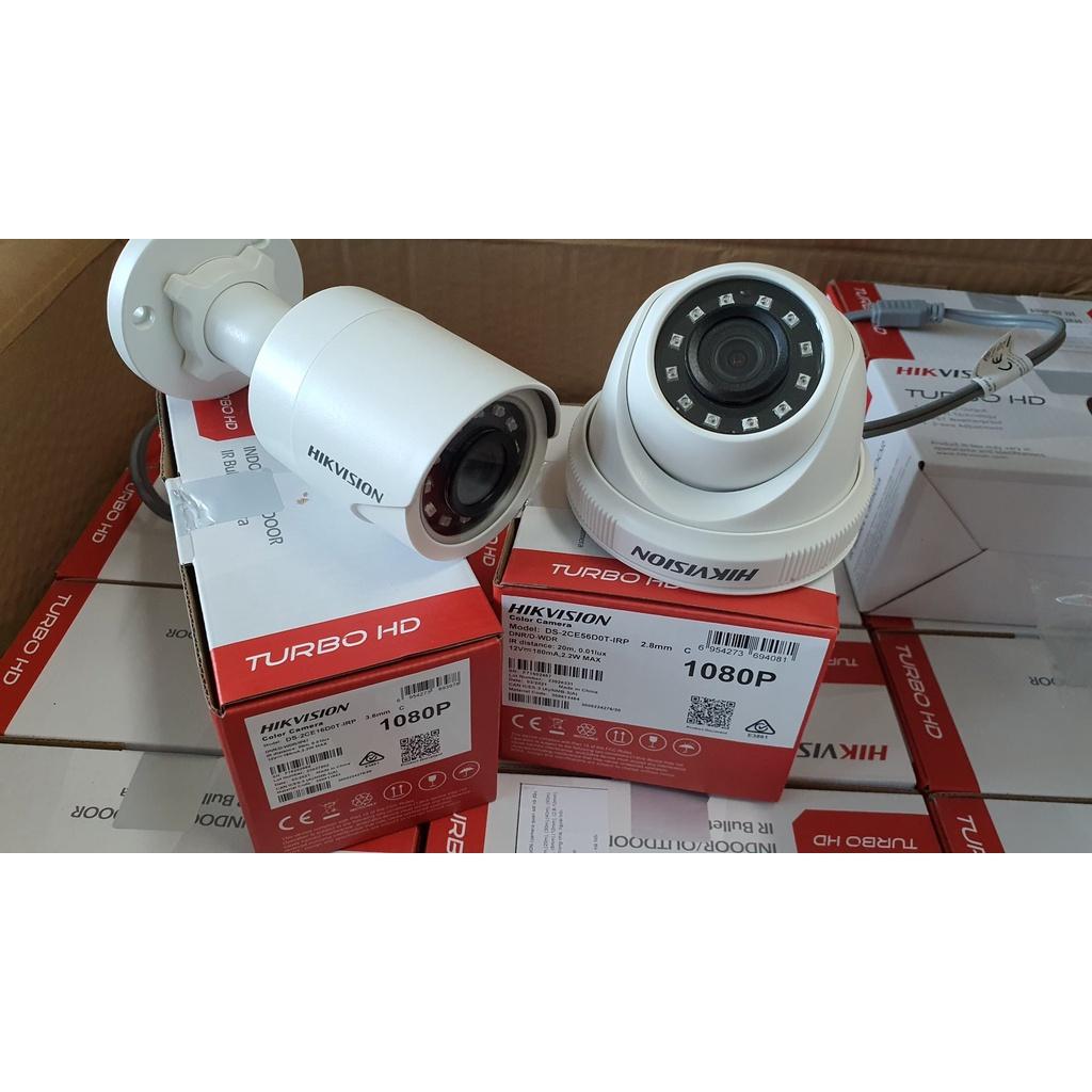 Camera thân Hikvision DS-2CE16B2-IPF chuẩn 4 in 1 (TVI/AHD/CVI/CVBS) chống nước ngoài trời kết hợp với mọi loại đầu thu- HÀNG CHÍNH HÃNG