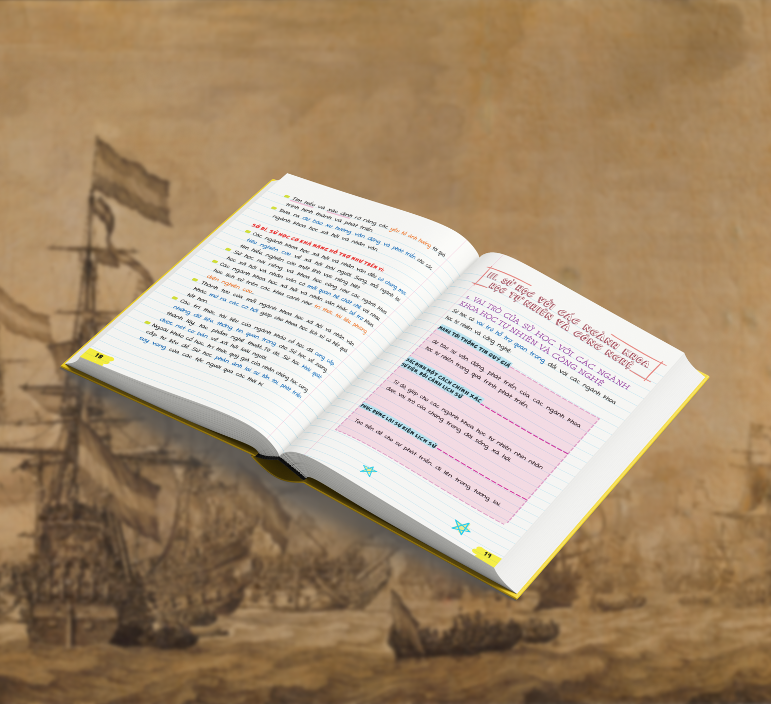 Sách - Sổ tay lịch sử, sách lịch sử Việt Nam và Thế giới - Á Châu Books, bìa cứng in màu