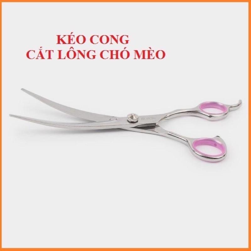 Kéo cắt tỉa lông chó mèo - Kéo cong cắt tỉa lông chó mèo - Kéo thẳng cắt tỉa lông chó mèo