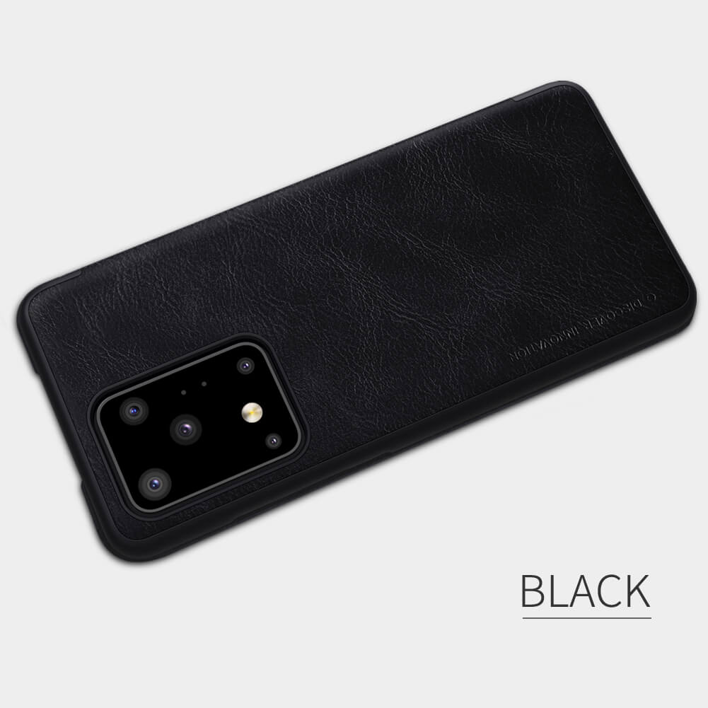 Bao da Leather cho Samsung Galaxy S20 Ultra hiệu Nillkin Qin HPK-01 - Hàng chính hãng