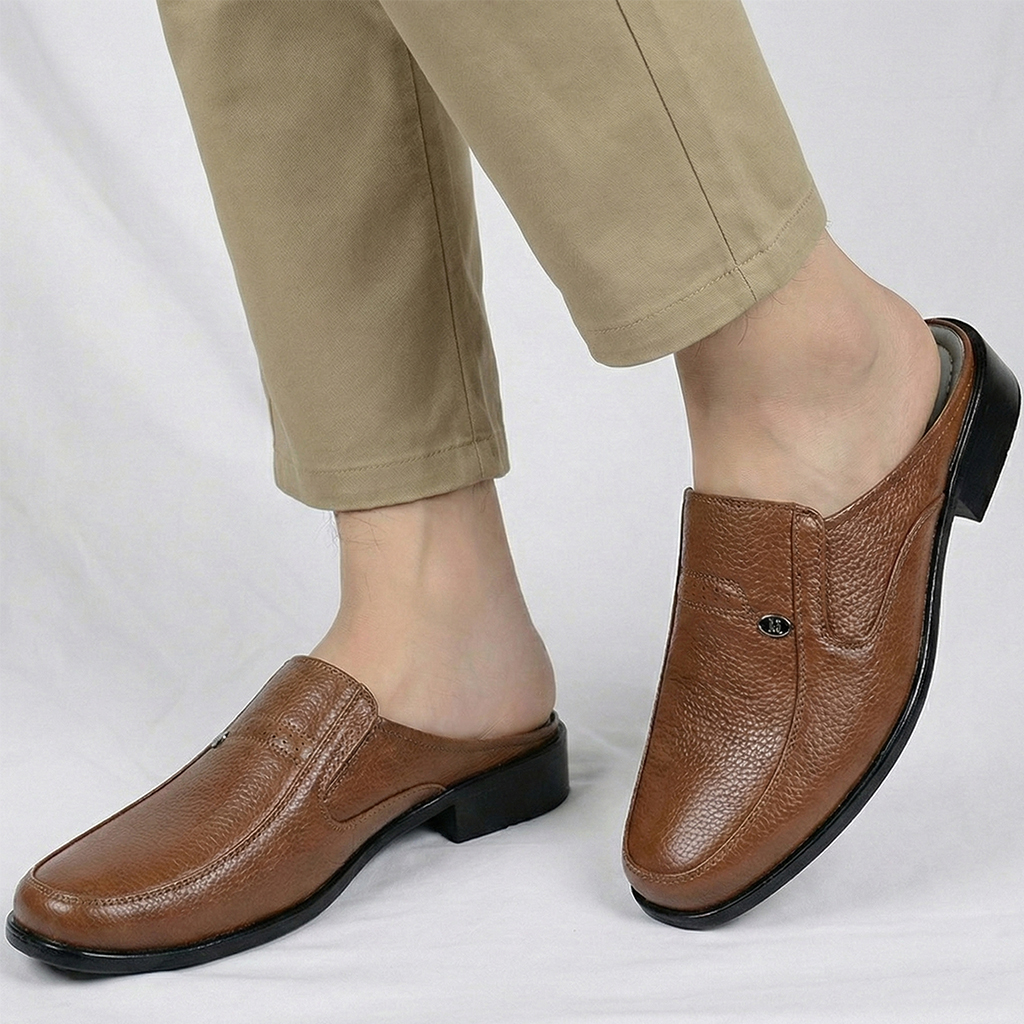 Giày Sục Nam HA NAM Da Bò Thật Cao Cấp GSB20175