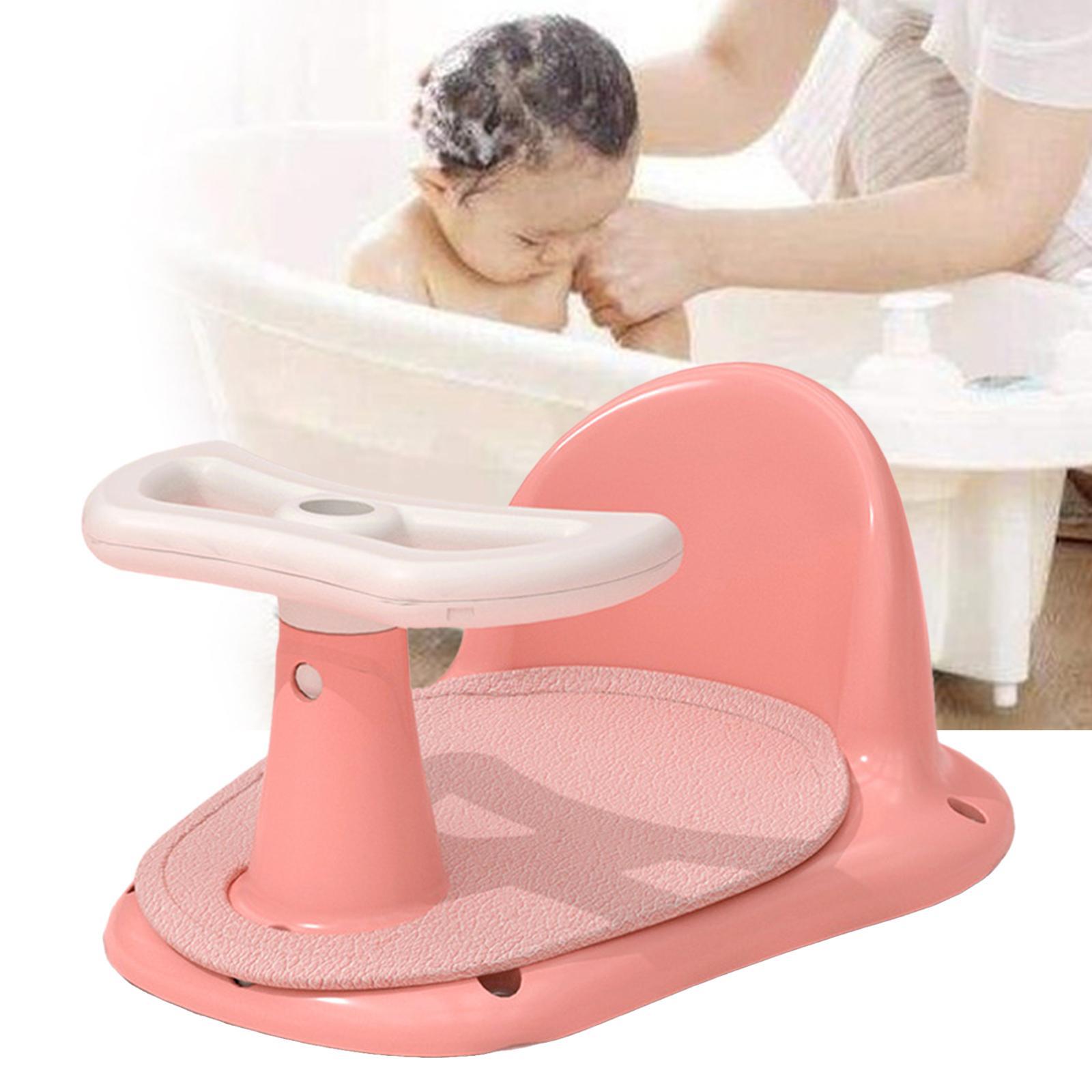 Infant Bath Tub Seat Bath Seat Support Bathtub Chair for Baby Boys and Girls