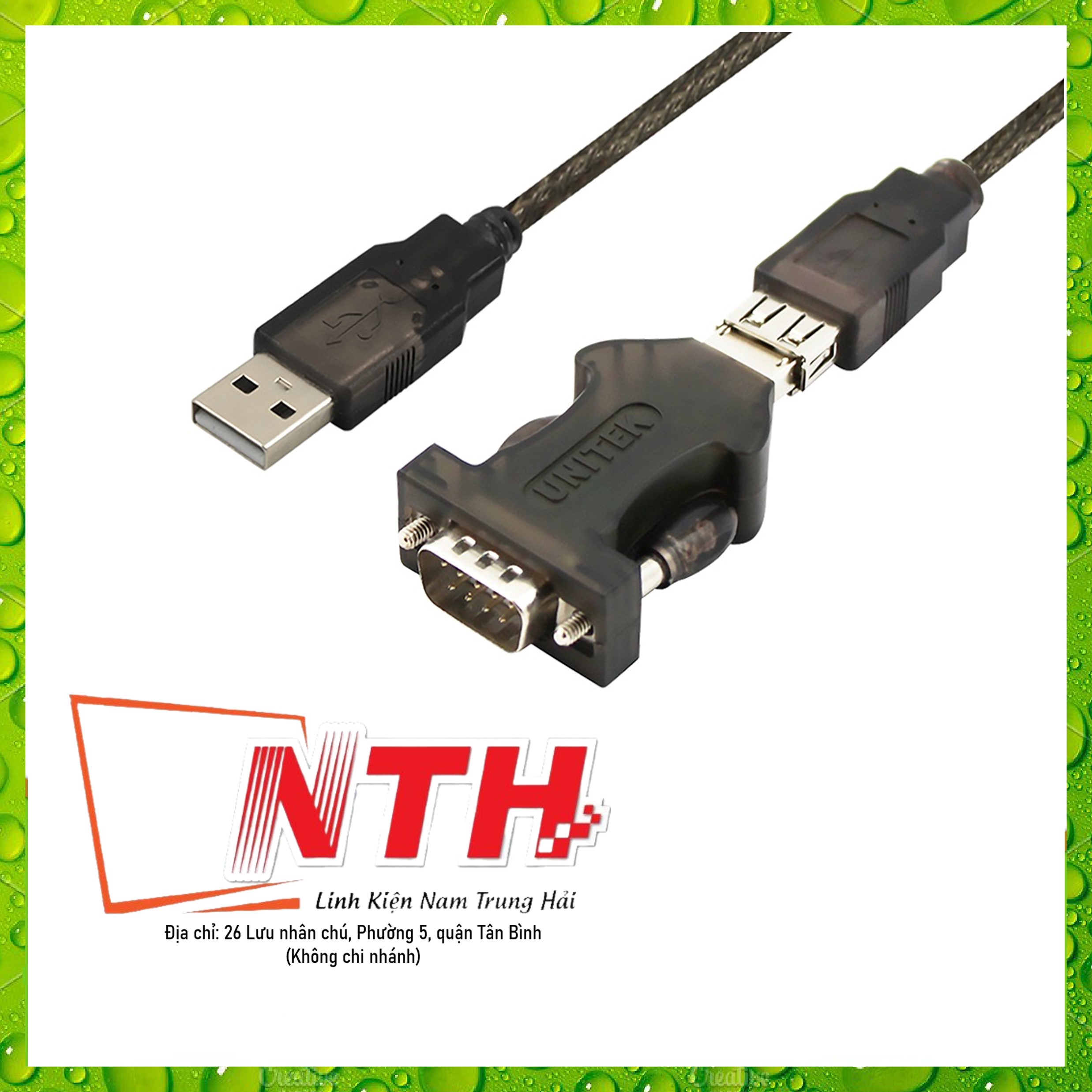 Cáp chuyển đổi USB to RS232 Unitek Y-109