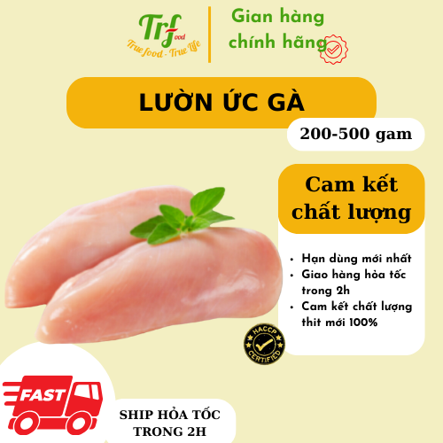 Lườn Ức Gà Nhập Khẩu 200G Chỉ Giao Hn