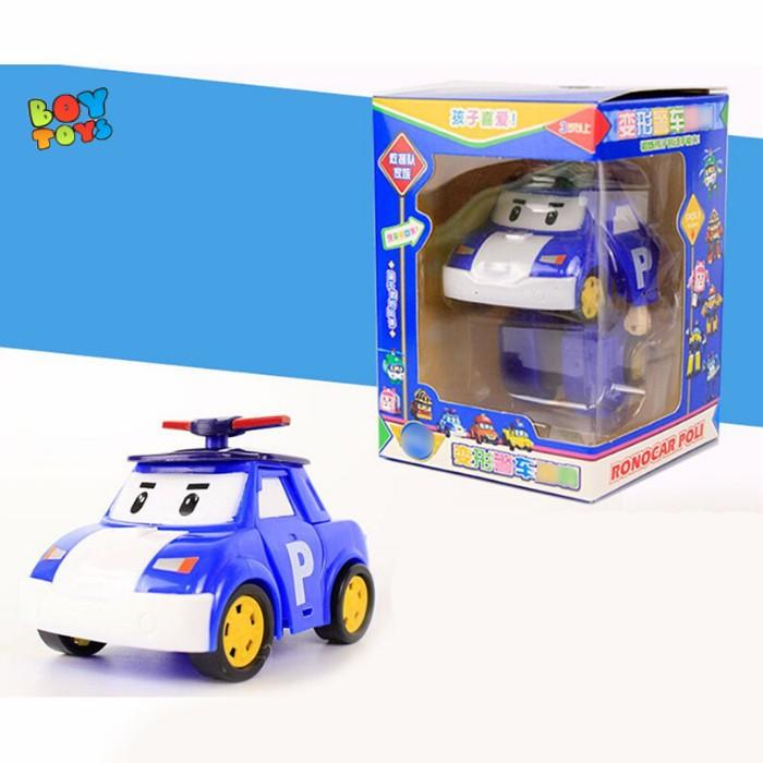 Hộp đồ chơi biến hình biệt đội xe Robocar Poli 2 trong 1