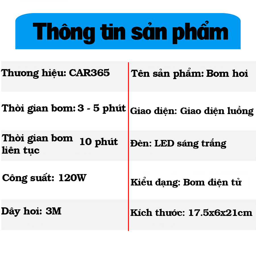 Máy bơm lốp xe ô tô điện tử thông minh tự ngắt Car365 cao cấp màn LCD hiển thị áp suất - Vật liệu cao cấp - Bơm nhanh - Thiết kế nhỏ gọn - CAR44