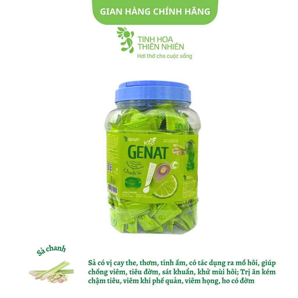 Kẹo ngậm Genat Chanh Sả (Hủ 300 viên)