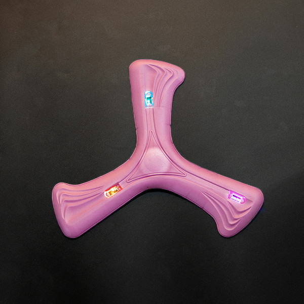 Boomerang 3 cánh Eva có đèn led - Màu hồng