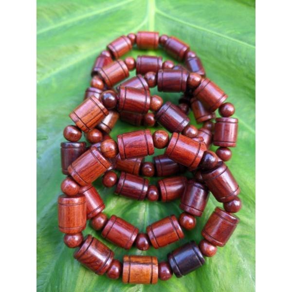 Vòng lắc tay gỗ nam nữ hạt trúc 10 ly cẩm lai