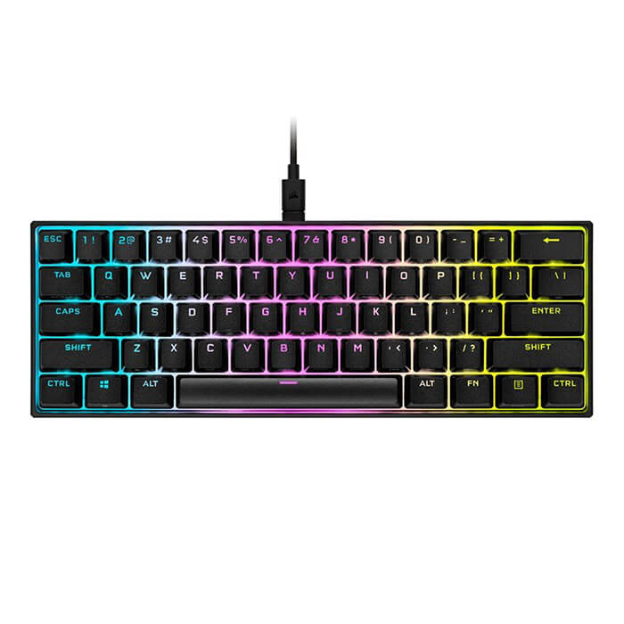 Bàn phím Gaming Corsair K65 RGB Mini BLK-MX RED CH-9194010-NA - Hàng Chính Hãng