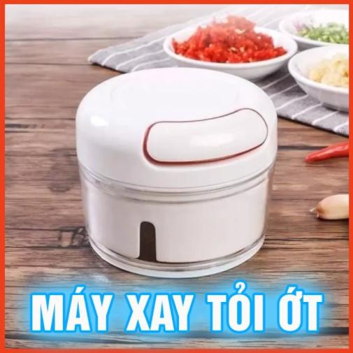 Máy xay tỏi ớt cầm tay mini đa năng thông minh, ớt tiêu, hành, thịt trong nhà bếp