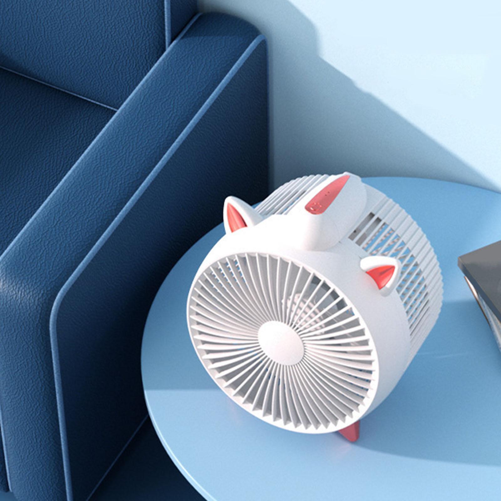 USB Desk Fan Strong Wind Small Silent Mini USB Fan for Outdoor Summer Travel