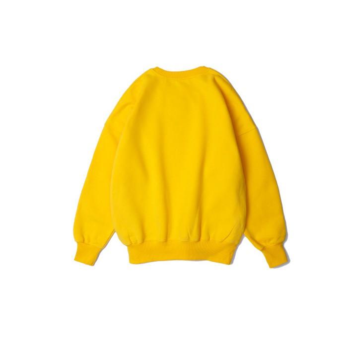 Sweater trơn dày lót lông - ẢNH THẬT