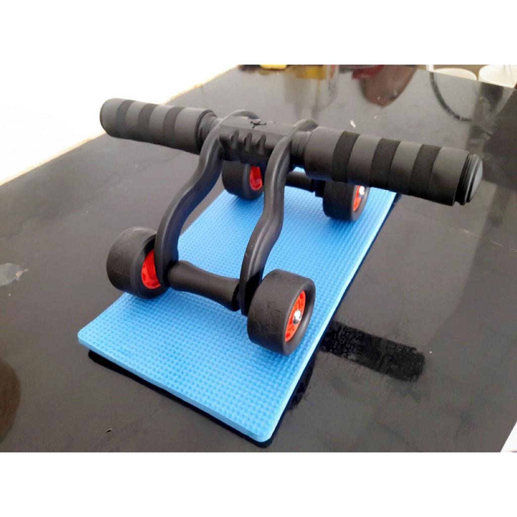Dụng Cụ Con Lăn Tập Cơ Bụng 4 Bánh Giảm Mỡ Bụng Cao Cấp CL02