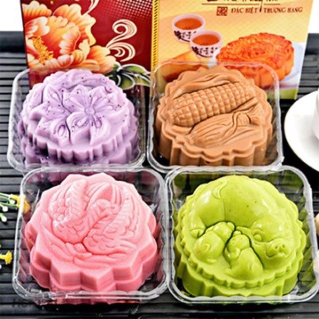 Bộ 5 Khuôn Làm Bánh Trung Thu Rau Cau