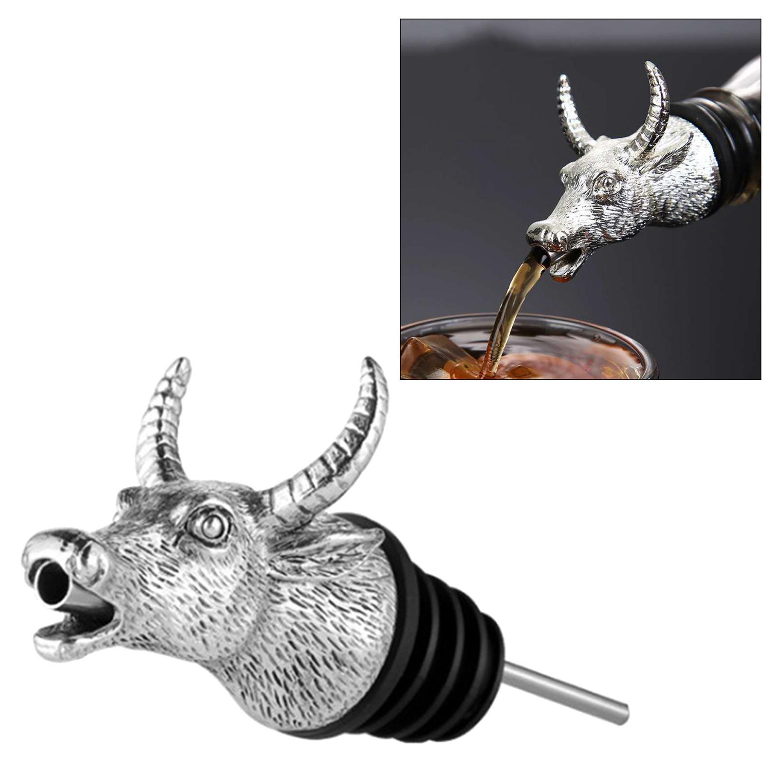 5pcs Vintage Wine Champagne Liquor Pourer Decanter Saver Wine Bottle Seal Plug