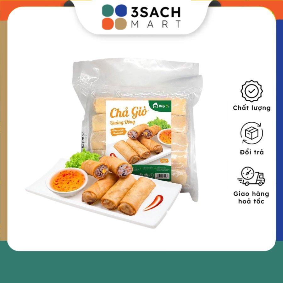 Chả Giò Quảng Đông 3Sach Kitchen - Túi 10 Cuốn