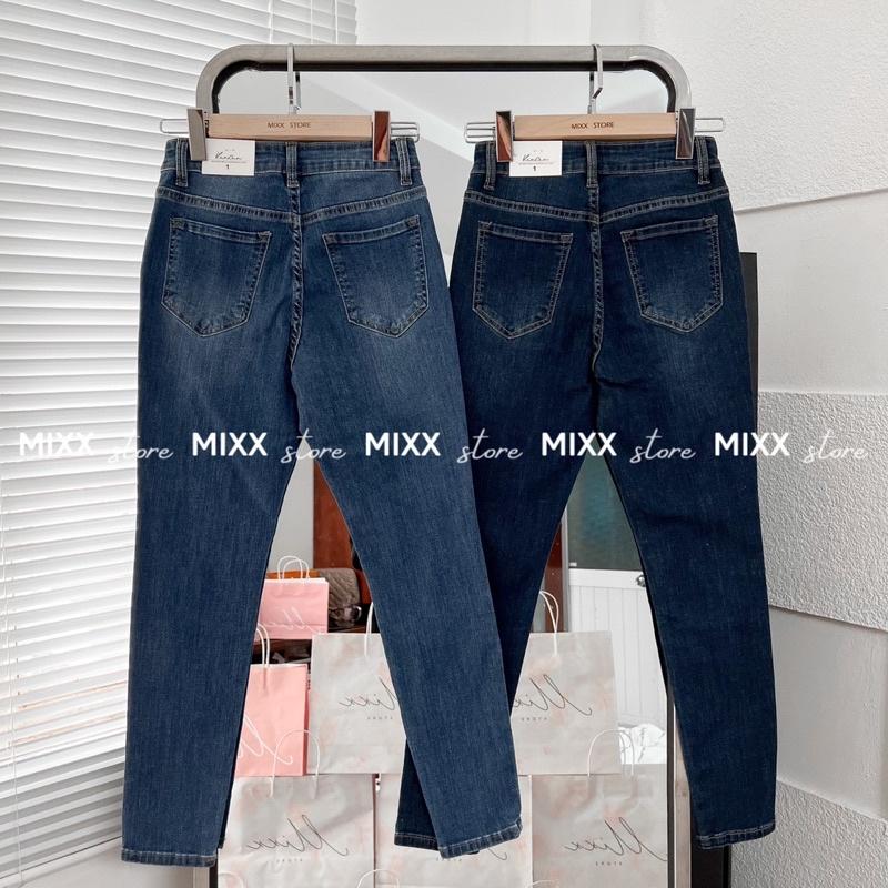 Quần Jean Nữ Skinny 9 tấc lưng cao chất co giãn thoải mái