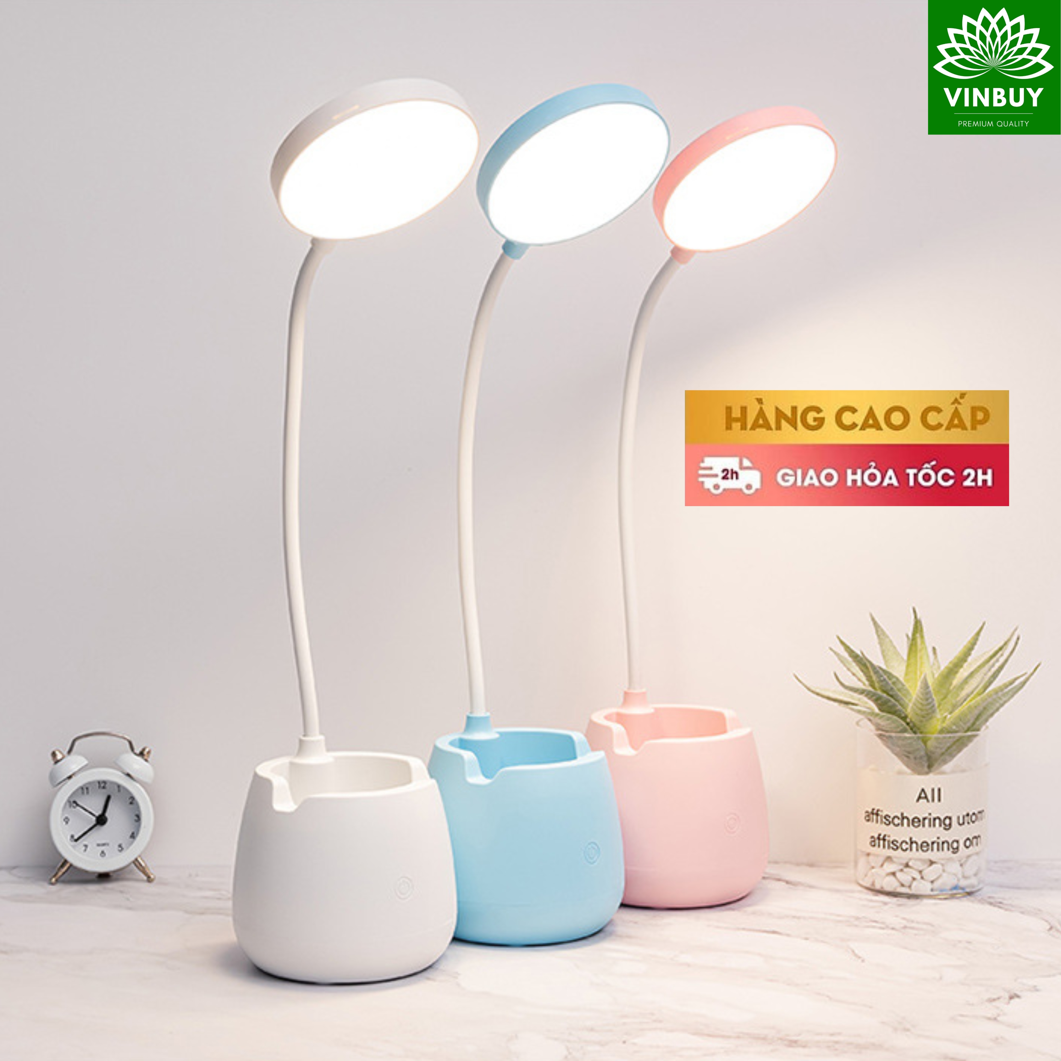 Đèn Học Để Bàn Chống Cận Thị, Đèn Bàn Led Tích Điện Đa Năng 3 Chế Độ Ánh Sáng Hỗ Trợ Đọc Sách, Làm Việc, Decor, Có Pin 4000mah - Hàng Chính Hãng - VinBuy